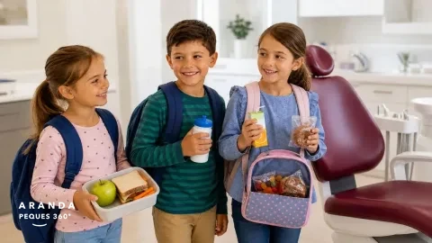 Merienda saludable para cuidar los dientes de los niños