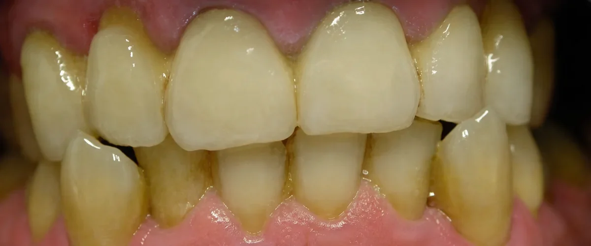 Resultado dental después del tratamiento del segundo caso